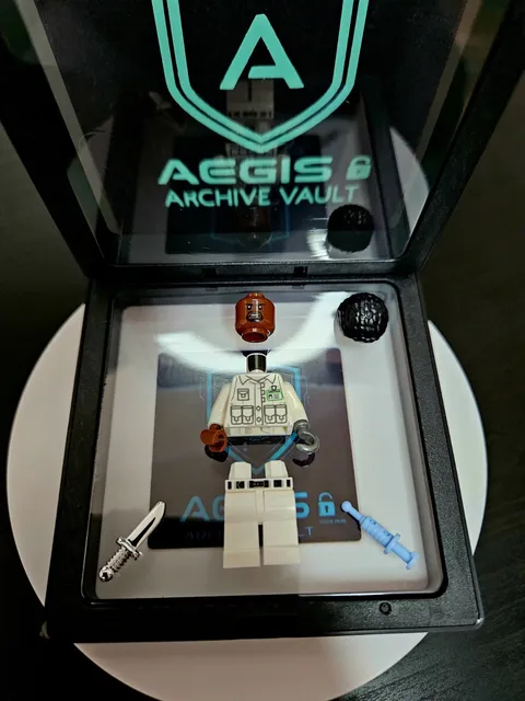 LEGO DC Aaron Cash Arkham Asylum Minifigure Sh0339 Brand New Never Assembled