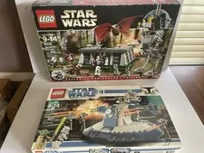 2 Lego Star Wars BOXES ONLY 8038 Battle Of Endor & 8018 Armored Assault Tank AAT