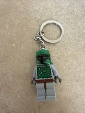 LEGO Star Wars Boba Fett Keychain 851659 Vintage 2006 Minifigure Key Chain