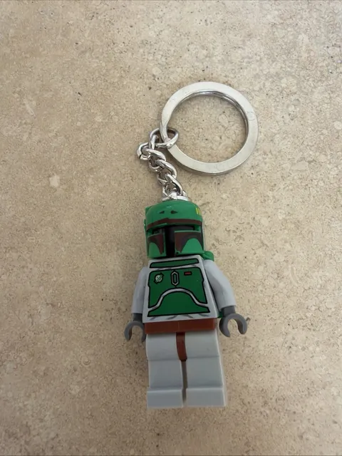 LEGO Star Wars Boba Fett Keychain 851659 Vintage 2006 Minifigure Key Chain