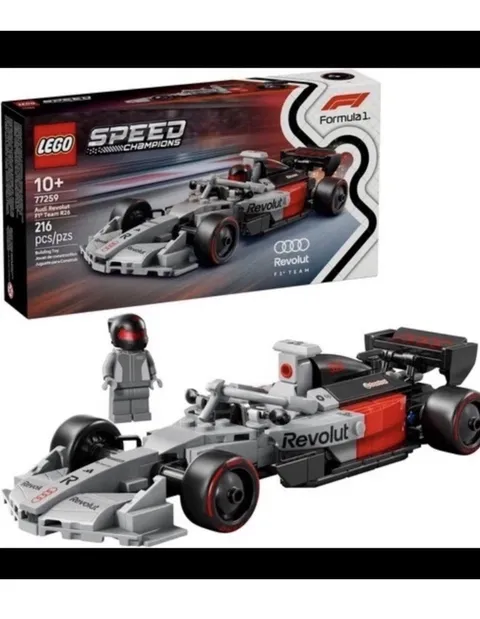 LEGO Speed Champions Audi Revolut F1 Team R26 Race Car Toy - Building Sets for