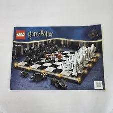 Lego 76392 Harry Potter Hogwarts Wizard's Chess Instruction Manual Only