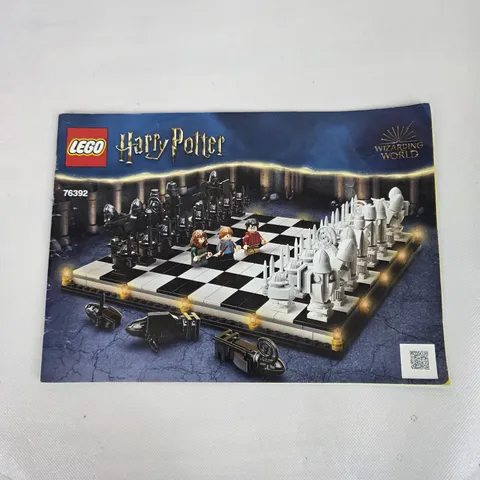 Lego 76392 Harry Potter Hogwarts Wizard's Chess Instruction Manual Only