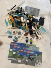 Lego City 60257 Service Station Incomplete w/ Instruction Manuals + Some Minifig