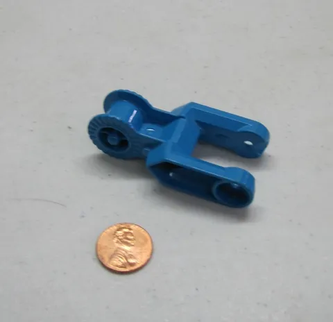 Lego Duplo BLUE DIGGER BUCKET ARM Double w/ Locking Ring 21996
