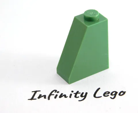 8 LEGO Sand Green Slope Brick 1 x 2 x 2 (60481) - (8 Pieces)