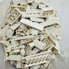 Lego Bulk Lot White 2 lbs Pounds Bricks Plates Blocks Star Wars Space B10
