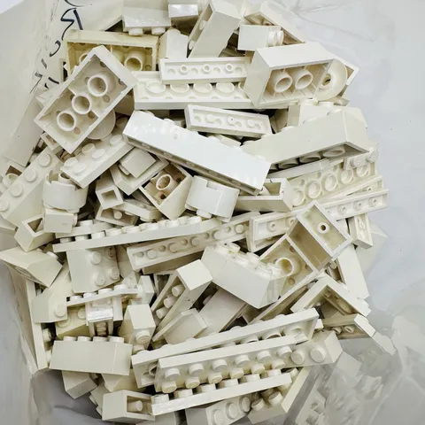 Lego Bulk Lot White 2 lbs Pounds Bricks Plates Blocks Star Wars Space B10