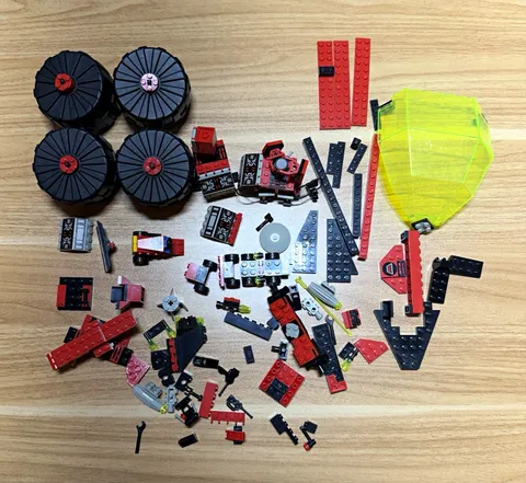 LEGO 6989 Mega Core Magnetizer M-Tron 1990 Vintage PARTS LOT Incomplete Rare