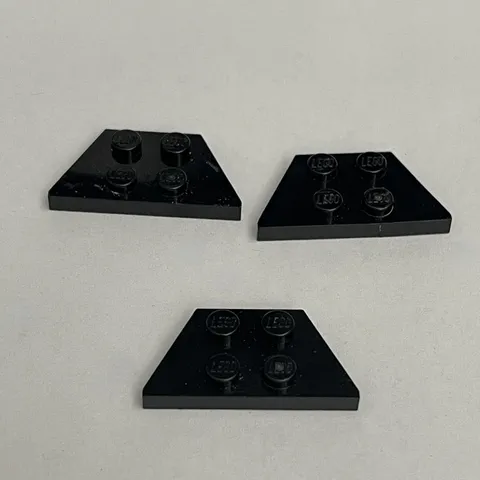 Lego 51739 Black Replacement Parts Pieces Lot of 3