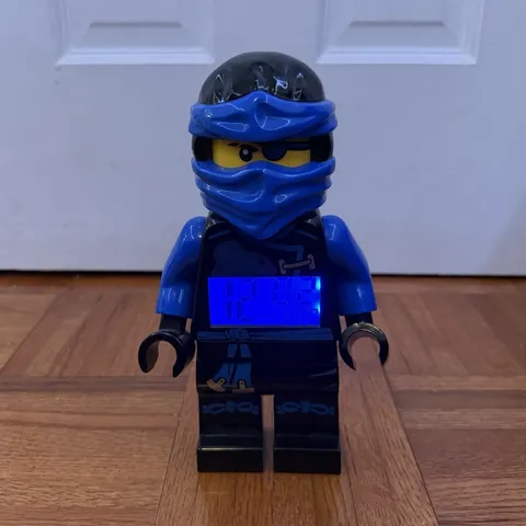 Lego Ninjago Sky Pirates Jay Minifigure Alarm Clock Tested And Working