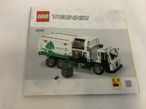LEGO Technic Mack LR Electric Garbage Truck 42167 Instruction Manual Only