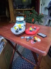 LEGO POLICE PATROL BOATS MAY BE MISSING PIECES (2727)