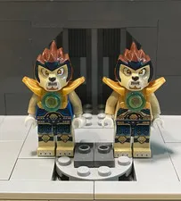 LEGO Legends of Chima Lion Tribe Warrior Minifigure Lot of 2