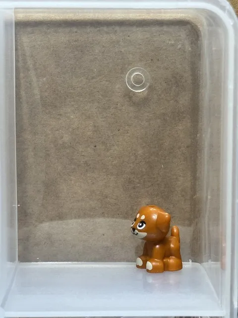 LEGO Parts - Dark Orange Dog, Puppy (Friends Aira) - No 69901pb07 - QTY 1