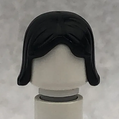 LEGO 4530 Black Minifigure, Hair Female