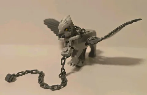 LEGO Harry Potter Buckbeak Hippogriff Figure Complete Wings Chain