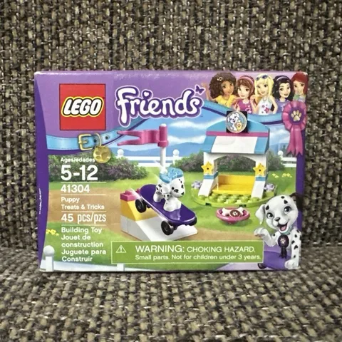 LEGO Friends Puppy Treats & Tricks Dog Show 41304. 45 pcs Retired. NEW. SEALED