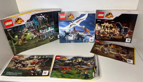 Lego Jurassic World Dominion Set Lot 90-95% Complete (see description)
