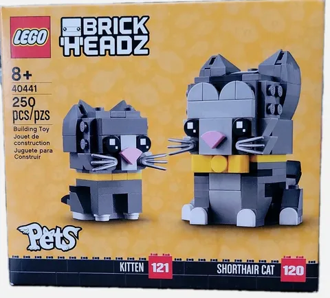 LEGO BRICKHEADZ 40441 PETS SHORTHAIR CAT NEW IN BOX