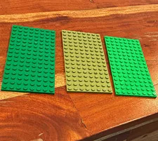 LEGO 8 by 16 plates 3 count