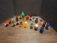 LARGE Lego Duplo Figure Lot - Lot Of 20 And A Tree