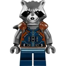 LEGO Marvel Super Heroes - Rocket Raccoon, Grey 76079 New