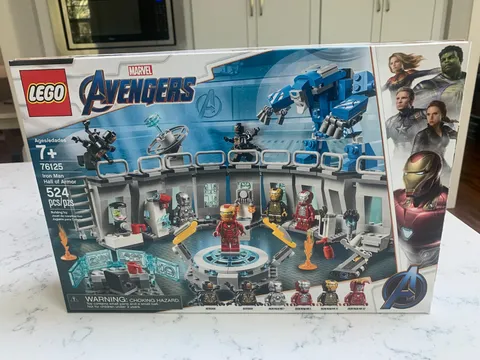 LEGO 76125 Iron Man Hall of Armor, NISB, Excellent Box!