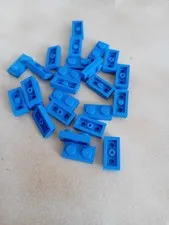 No 110 25x Lego Plate 3023 1x2 Blue