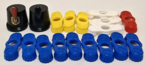 Lego Imperial Soldier Hat & Epaulettes 18 Parts Lot For Minifigures