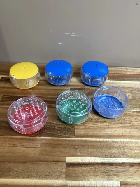 ( i 11 ) LEGO Container / X-Pod 47674 Trans Clear Blue yellow red green Incomple