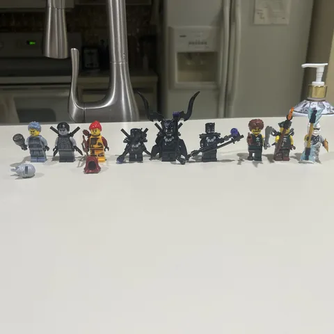 Lego Ninjago Battle Pack Lot Incomplete Missing Samurai X And Some Weapons