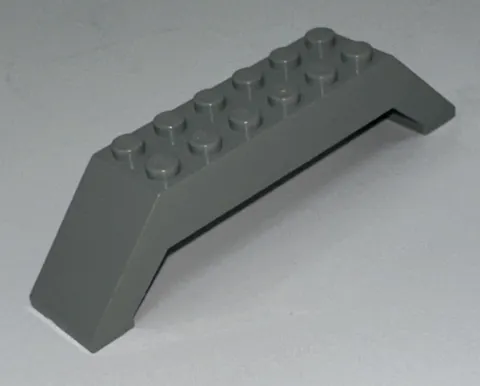 LEGO (Old) Light Gray Double Slope/Arch #30180 10x2x2 45° Star Wars Space x1