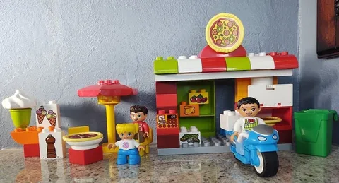 Retired 2017 LEGO Duplo 10834 My Town Pizzeria-100% Complete w/o box or manual