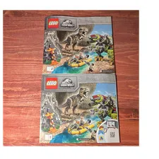 LEGO Jurassic World 75938 T. rex vs Dino-Mech Battle Illustrated Manuals