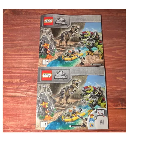 LEGO Jurassic World 75938 T. rex vs Dino-Mech Battle Illustrated Manuals