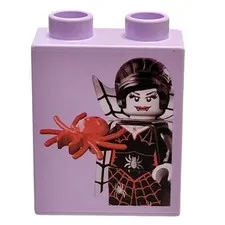 Legoland California Brick or Treat 2023 Spider Lady LEGO Duplo Brick Halloween