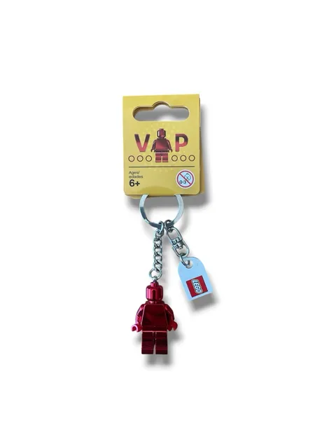 LEGO 5005205 VIP Red Man Chrome Minifigure Keychain Exclusive New W Tag 6195777