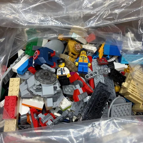 100% Genuine LEGO 5 LB Pounds Lot + 2 Minifigs Bulk Lot Cleaned Sanitized