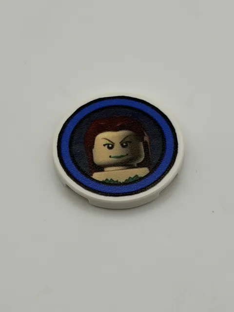 Batman Video Game Poison Ivy Character Icon - Printed On Real A 3x3 LEGO Brick