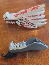Lego Dragon Head Ninjago Red 9450 Upper & Lower Jaws Animal