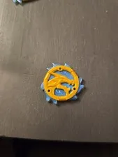 LEGO Ninjago Wave Amulet (Light Blue Flames)