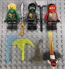 Lego Ninjago Skybound Minifigures Lloyd NJO0241 Cole NJO0242 Kai NJO0198
