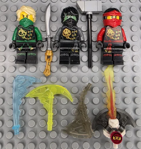 Lego Ninjago Skybound Minifigures Lloyd NJO0241 Cole NJO0242 Kai NJO0198