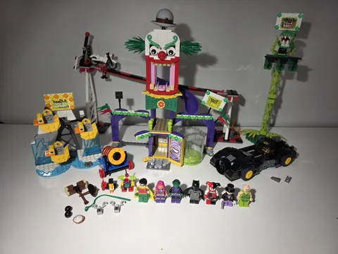 LEGO DC Super Heroes Jokerland 76035 95% Complete, Read The Description