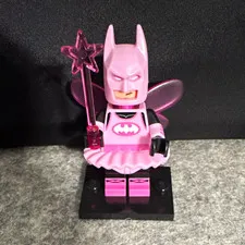 LEGO Batman Fairy Batman Minifigure w/ Wings Star Wand Stand Limited 71017