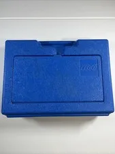 Vintage 1983 Lego Blue Plastic Storage Box Container Carrying Case Only-No Legos