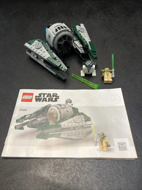 Lego Star Wars Yoda’s Jedi Starfighter 75360 100% Complete W/Instructions