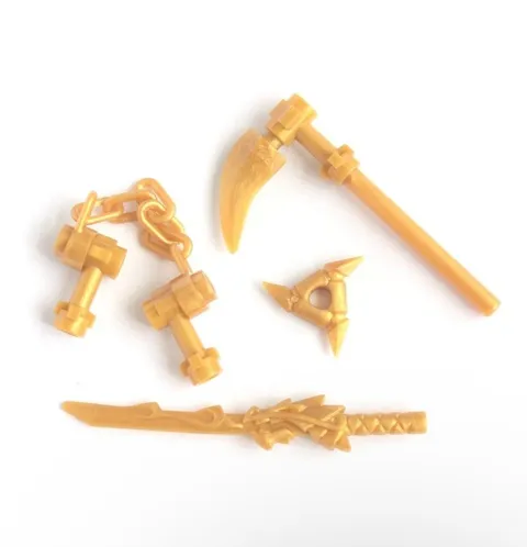 NEW LEGO Ninjago Gold Weapons Set (9 pcs)