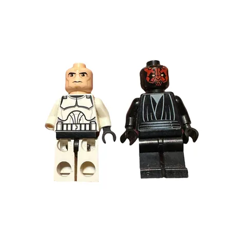 LEGO Star Wars Darth Maul And Clone Trooper Minifigures